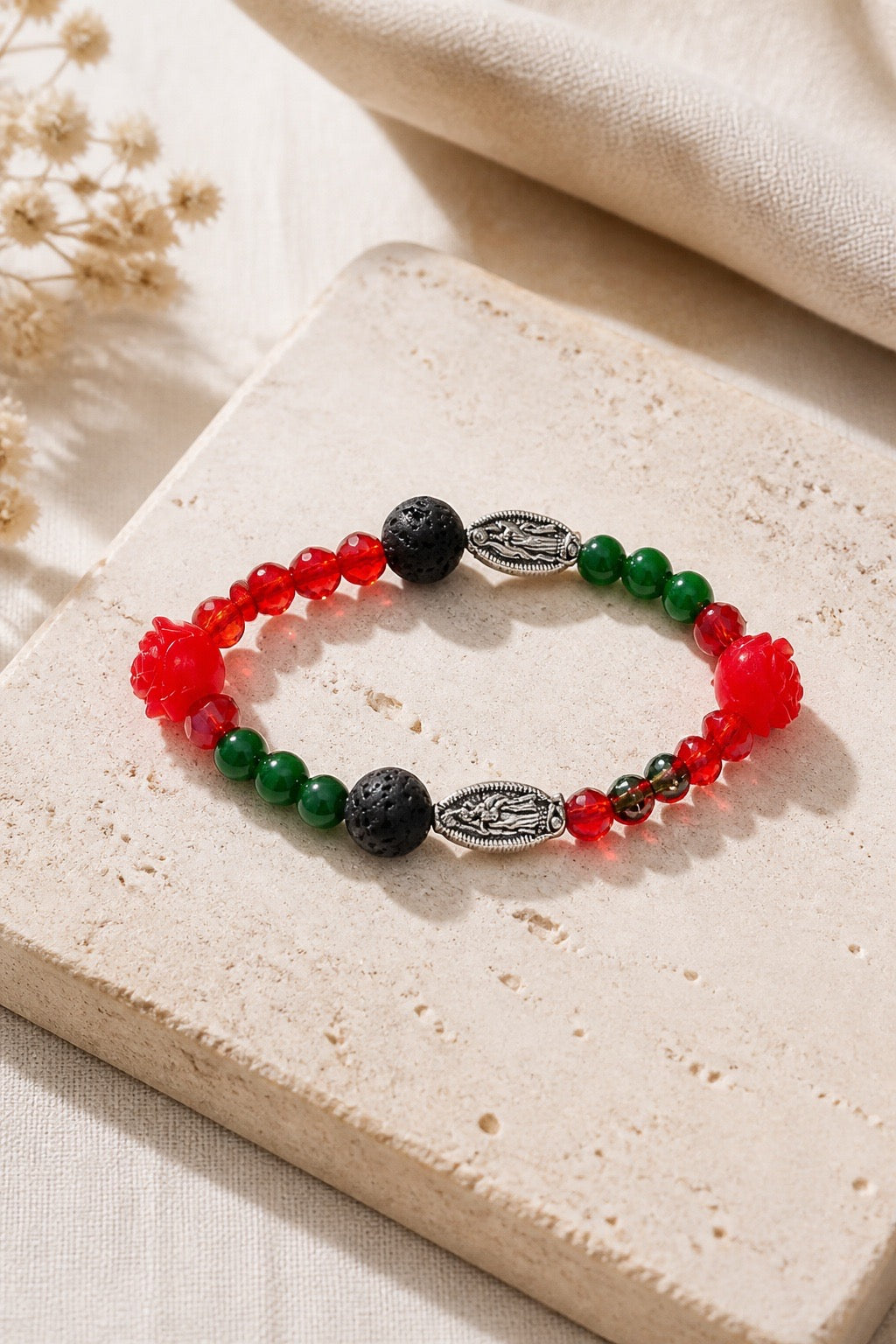 Sacred Bloom Collection: Sacred Bloom - Divine Passion (Red & Green)