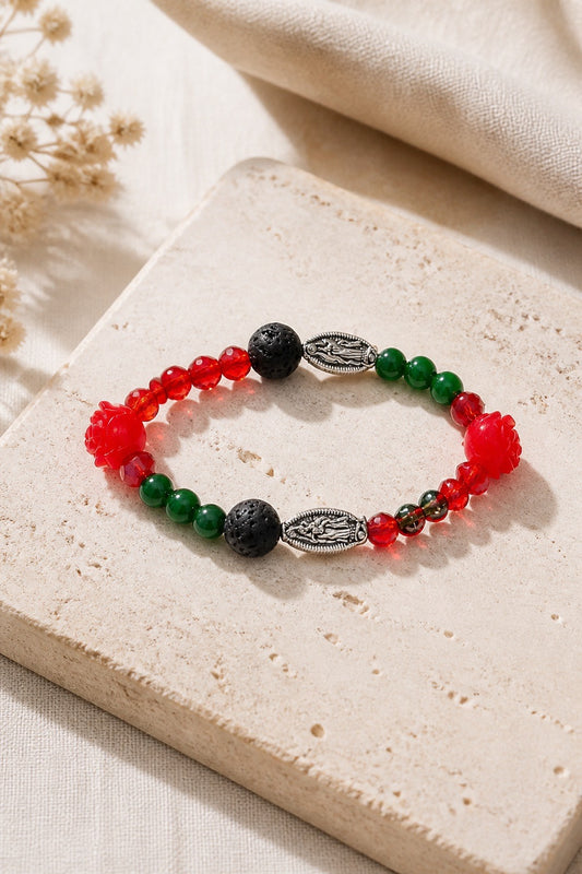 Sacred Bloom Collection: Sacred Bloom - Divine Passion (Red & Green)